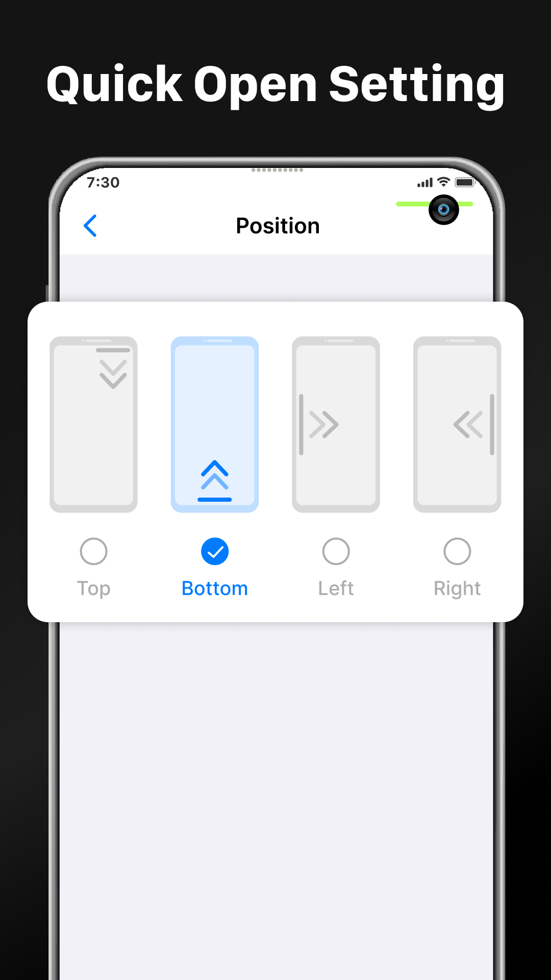 اسکرین شات 3 برنامه Central Control: Quick Setting