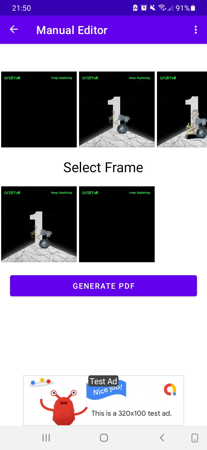 اسکرین شات 4 برنامه Video To Pdf Converter