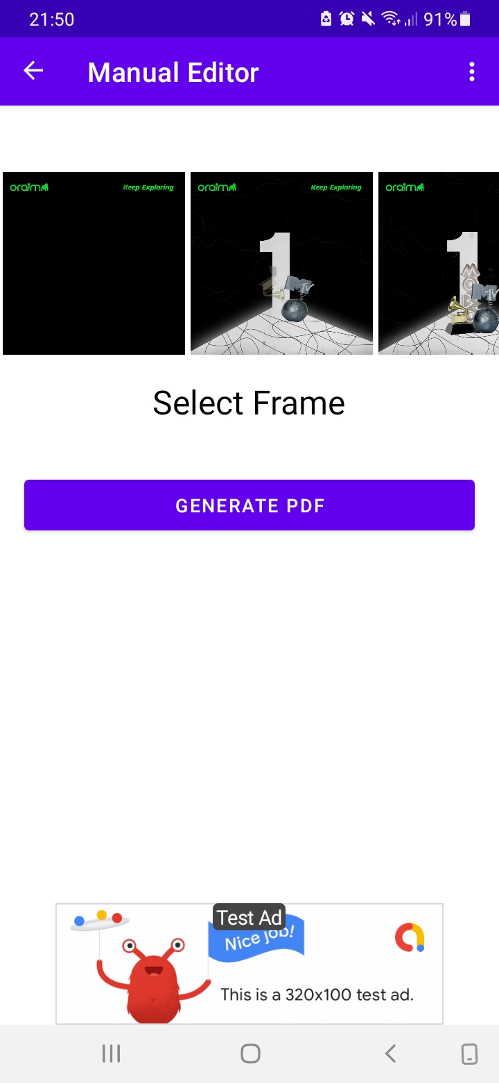 اسکرین شات 3 برنامه Video To Pdf Converter