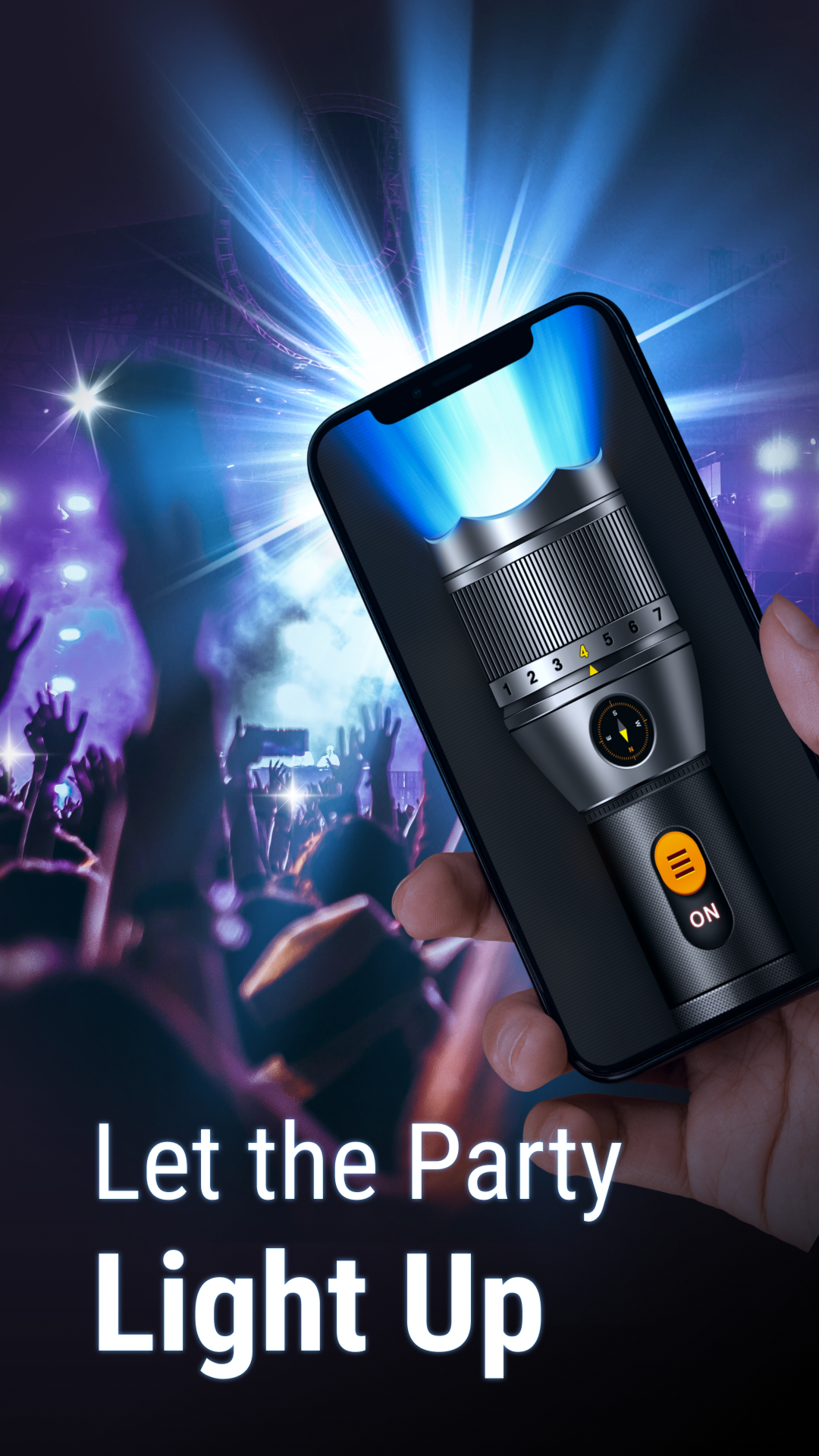 اسکرین شات 3 برنامه Flashlight & Flash Alert