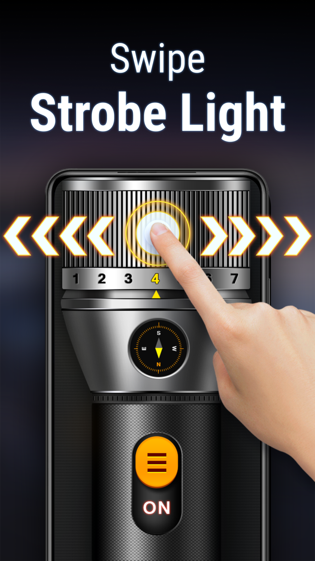 اسکرین شات 4 برنامه Flashlight & Flash Alert