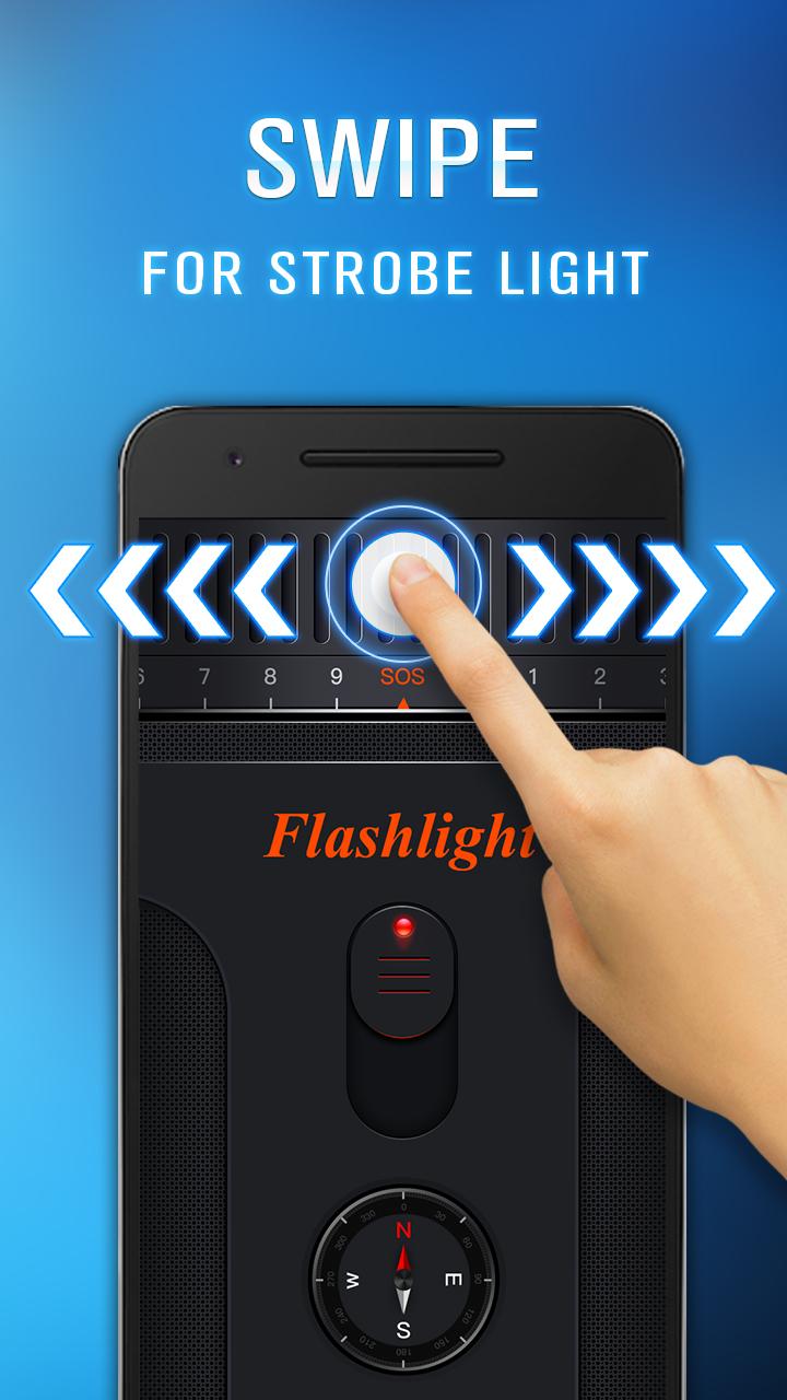 اسکرین شات 5 برنامه Bright LED Flashlight