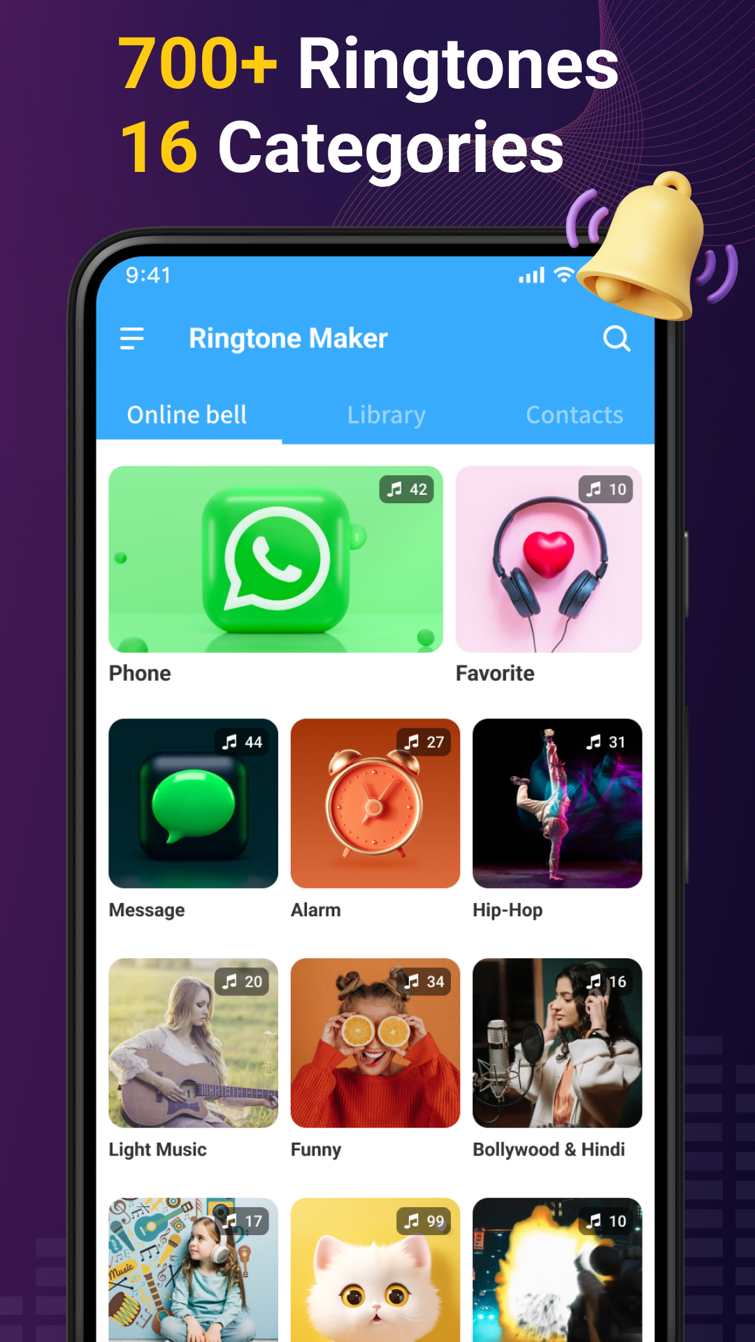 اسکرین شات 1 برنامه Ringtone Maker & Music Cutter
