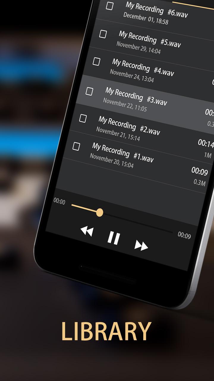 اسکرین شات 3 برنامه Smart Sound Recorder