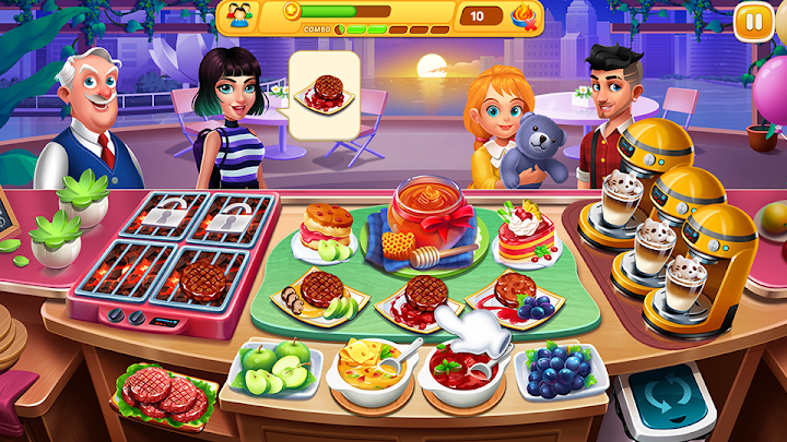 اسکرین شات 6 بازی Cooking Talent - Restaurant fever
