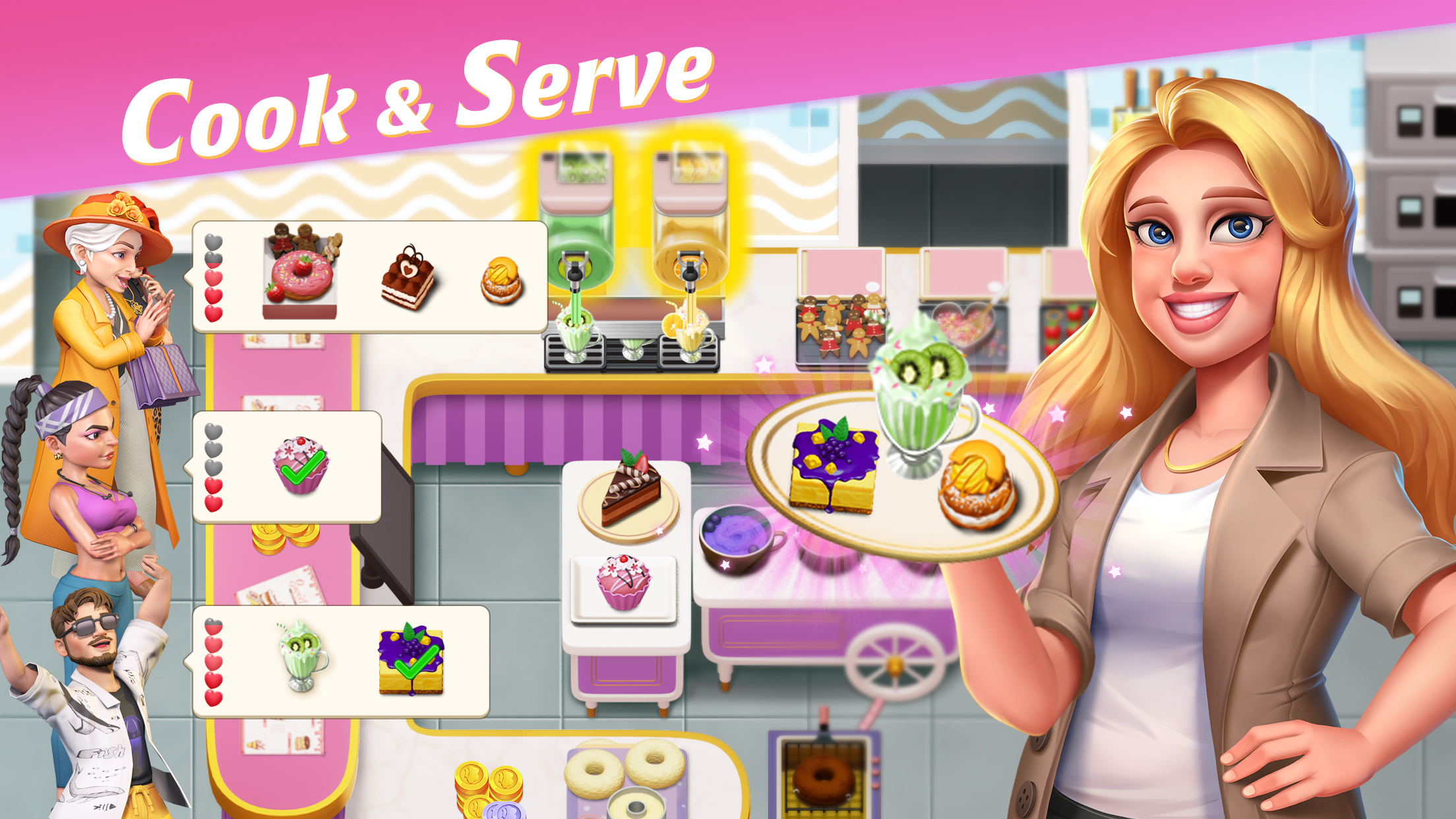 اسکرین شات 2 بازی Restaurant Rescue - Food Games