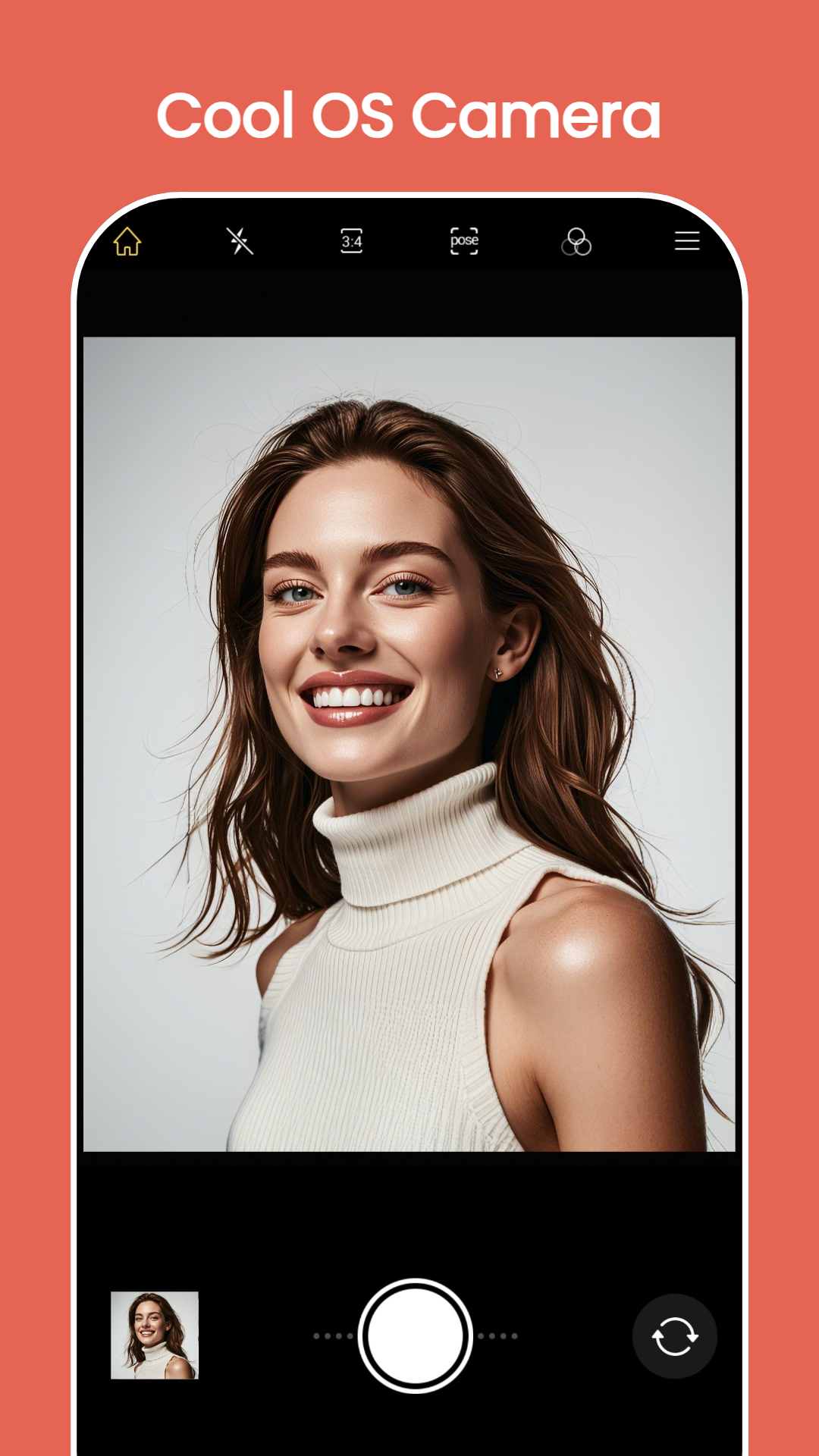 اسکرین شات 1 برنامه Cool OS Camera