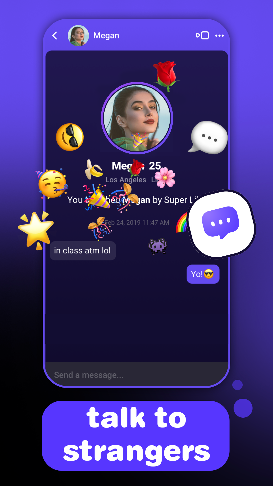 اسکرین شات 4 برنامه Monkey - make new friends