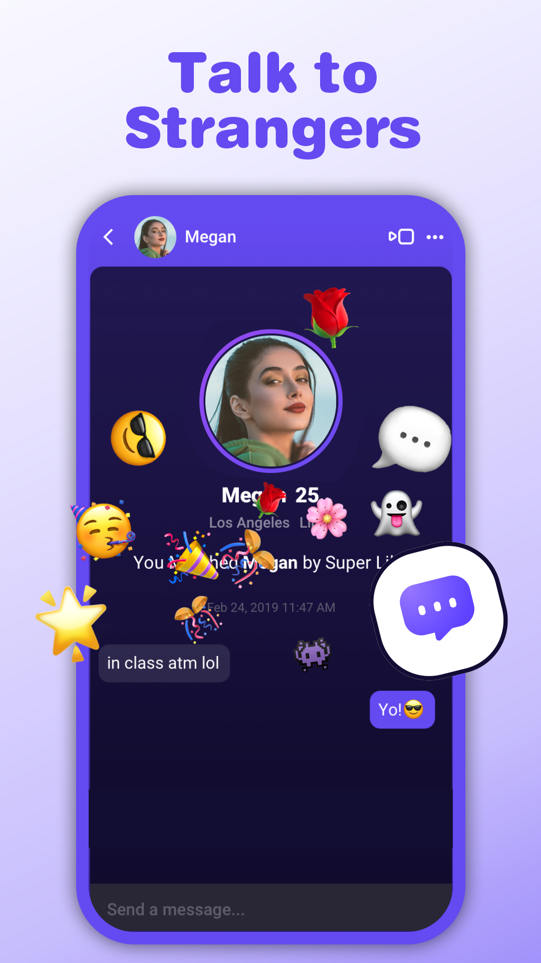 اسکرین شات 5 برنامه Monkey - make new friends