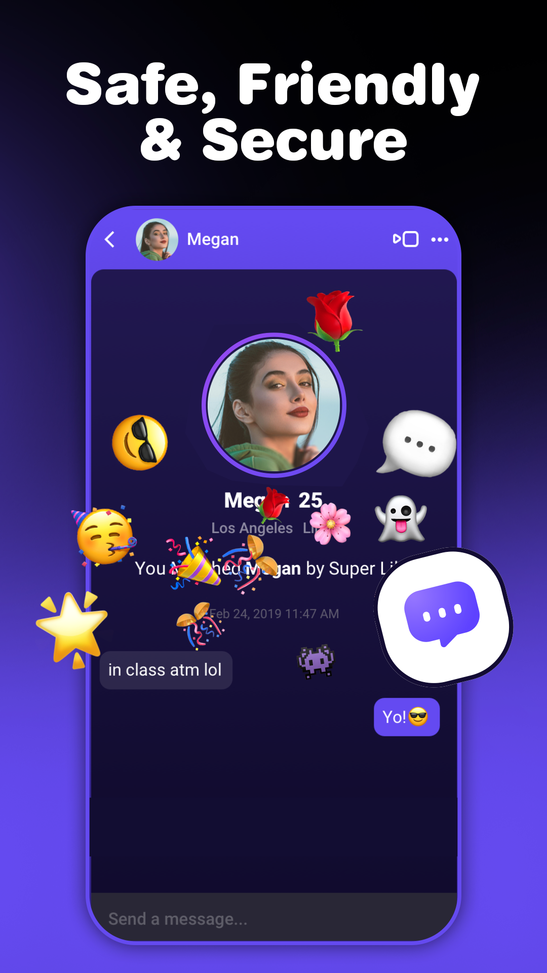اسکرین شات 5 برنامه Monkey: live video chat & call