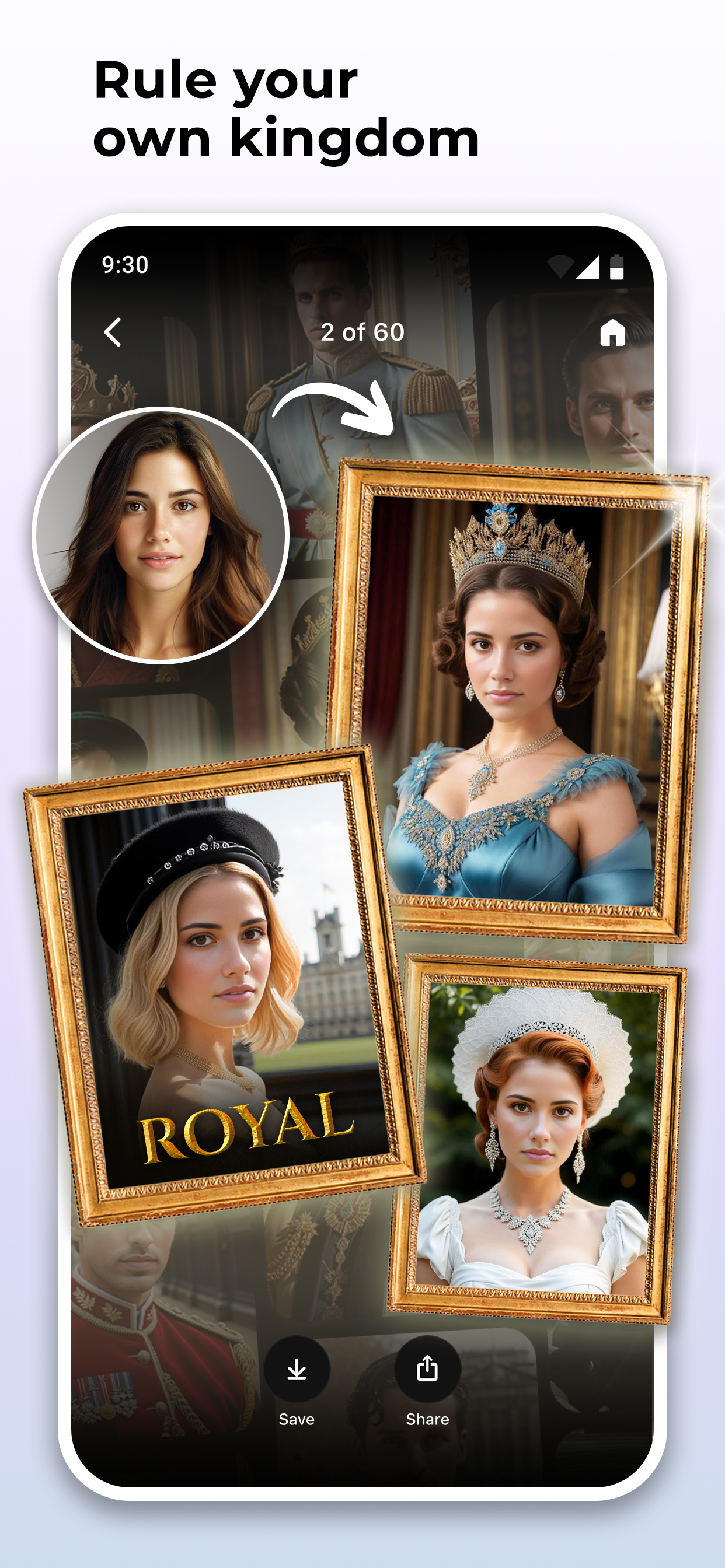 اسکرین شات 2 برنامه AI Future Baby Generator App