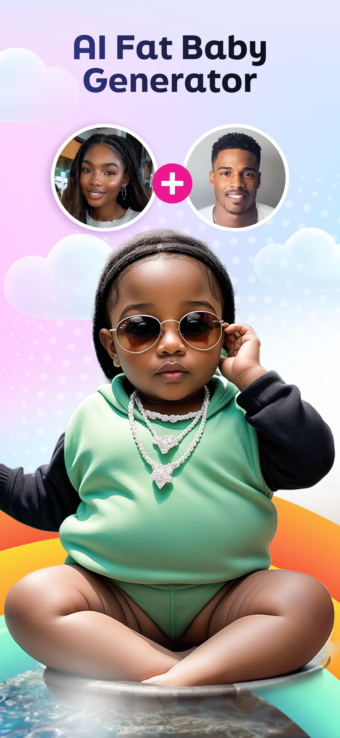 اسکرین شات 3 برنامه Future Baby Generator