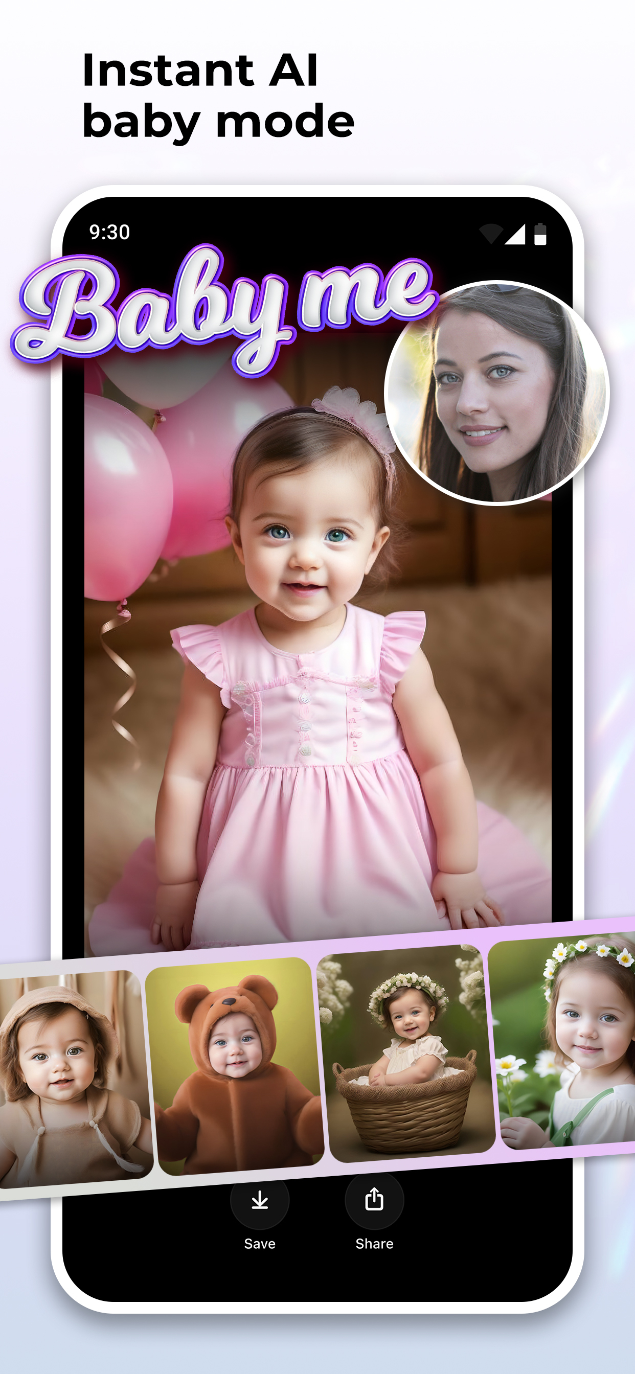 اسکرین شات 3 برنامه AI Future Baby Generator App