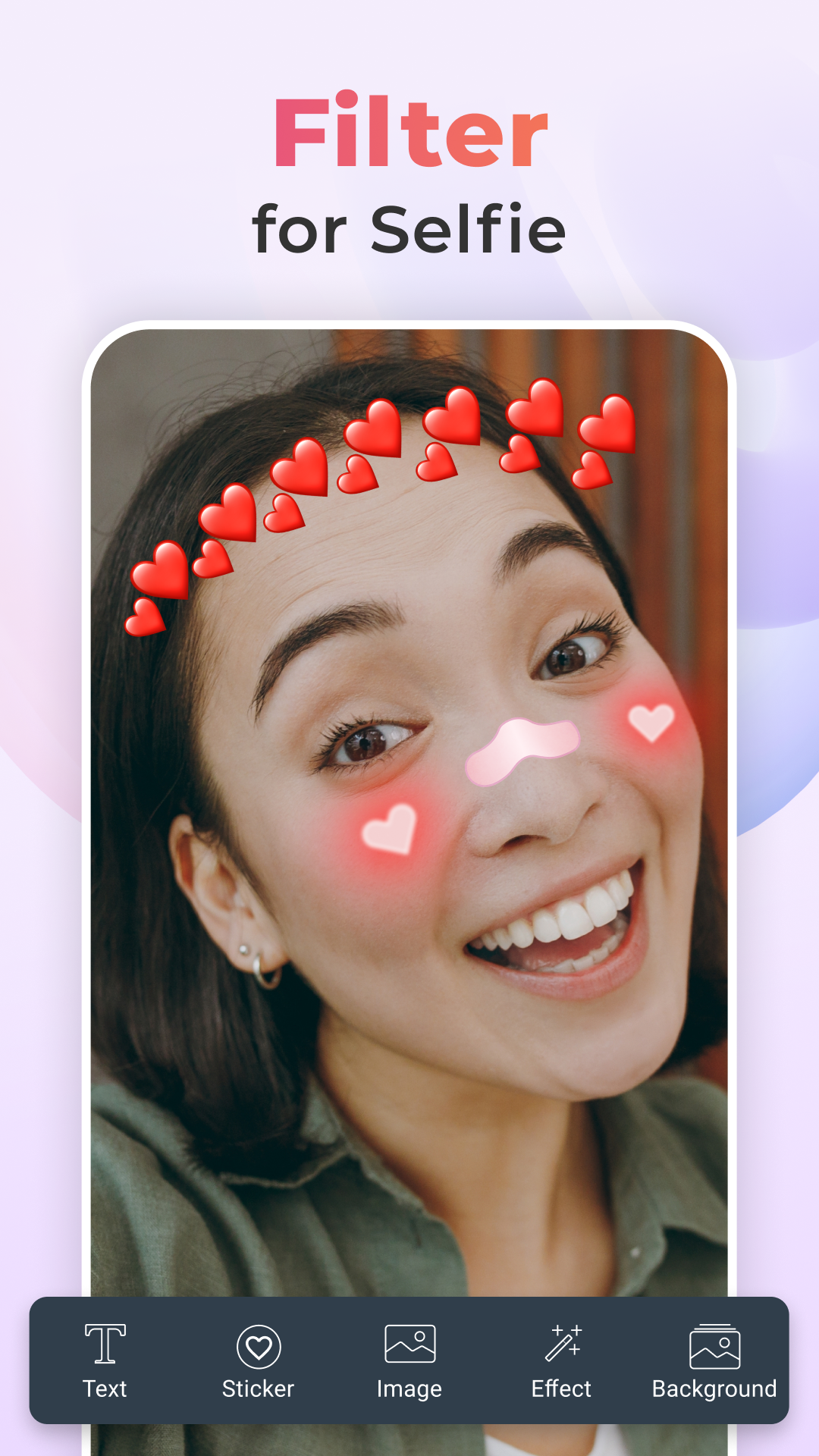 اسکرین شات 1 برنامه Filter for Selfie