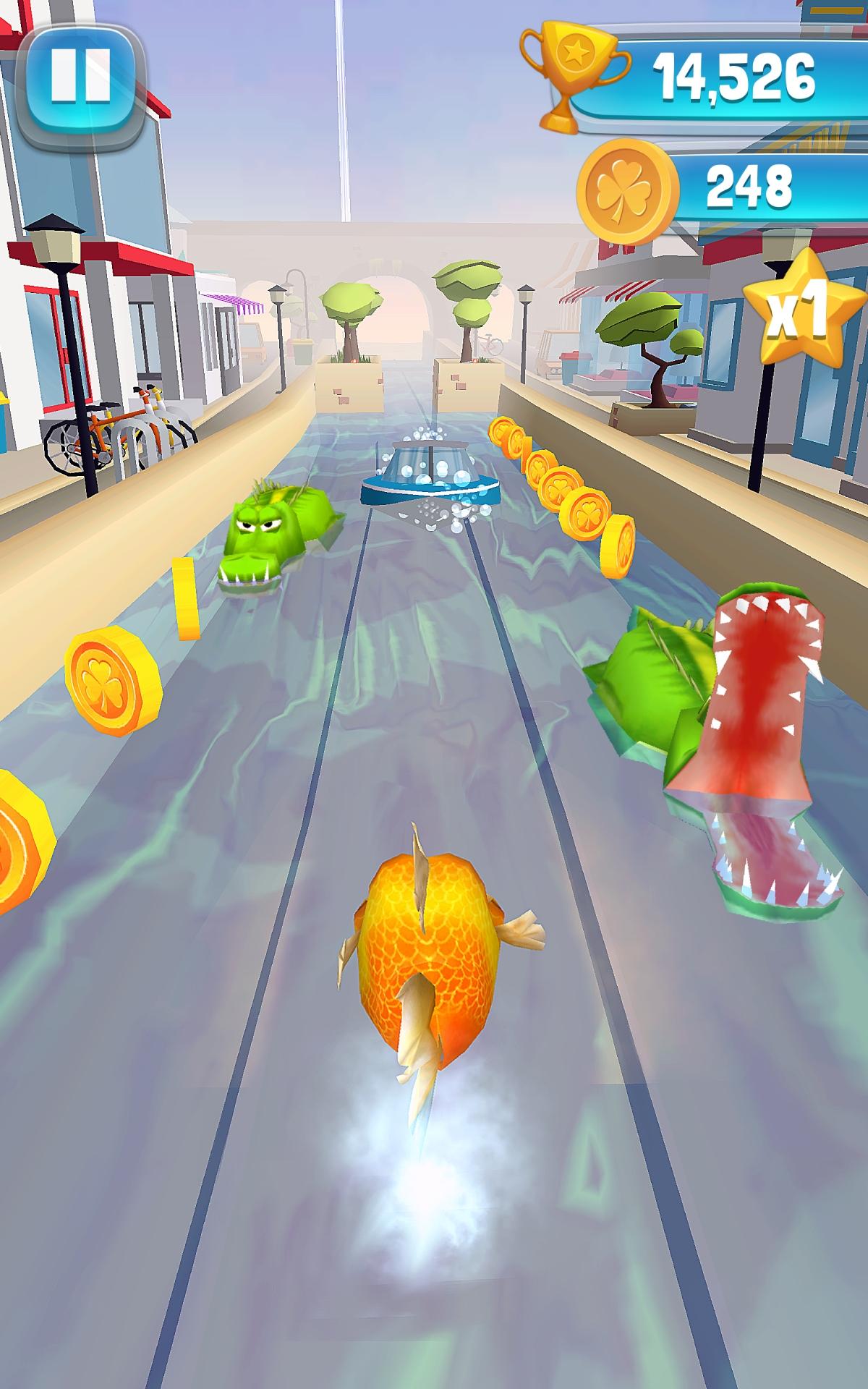 اسکرین شات 2 بازی Run Fish Run 2: Runner Games