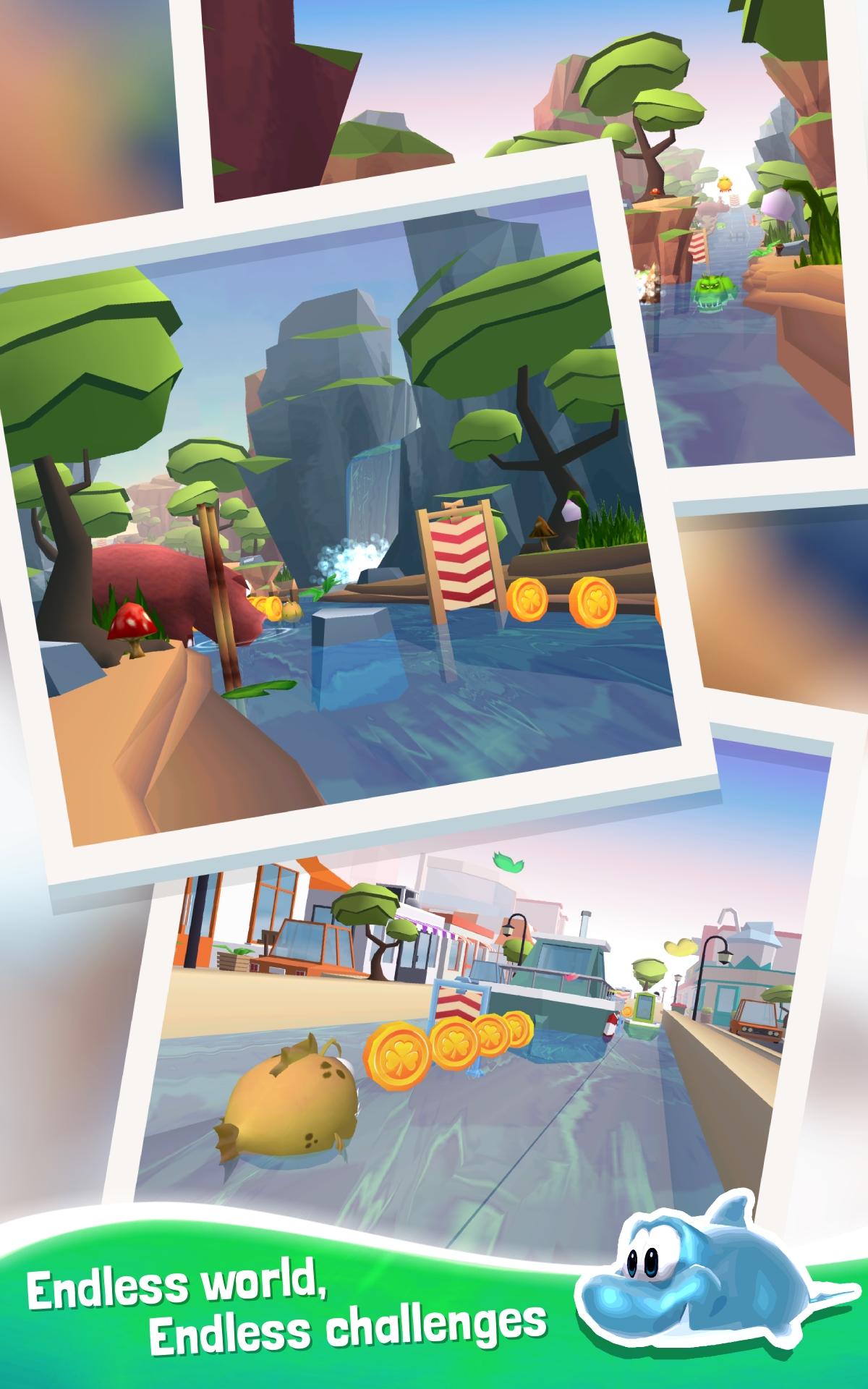 اسکرین شات 6 بازی Run Fish Run 2: Runner Games