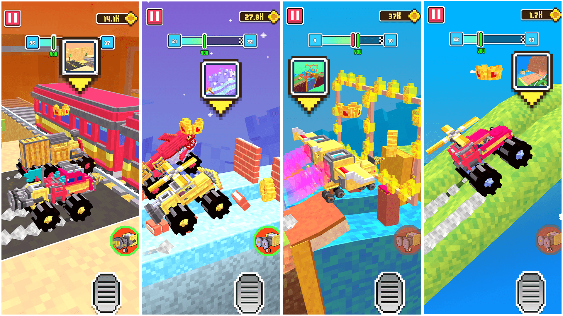 اسکرین شات 2 بازی Craftify Car DIY Assembly Race