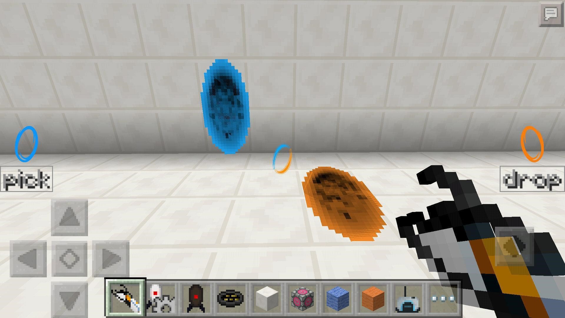 اسکرین شات 4 برنامه MCPE Portal Gun Mod