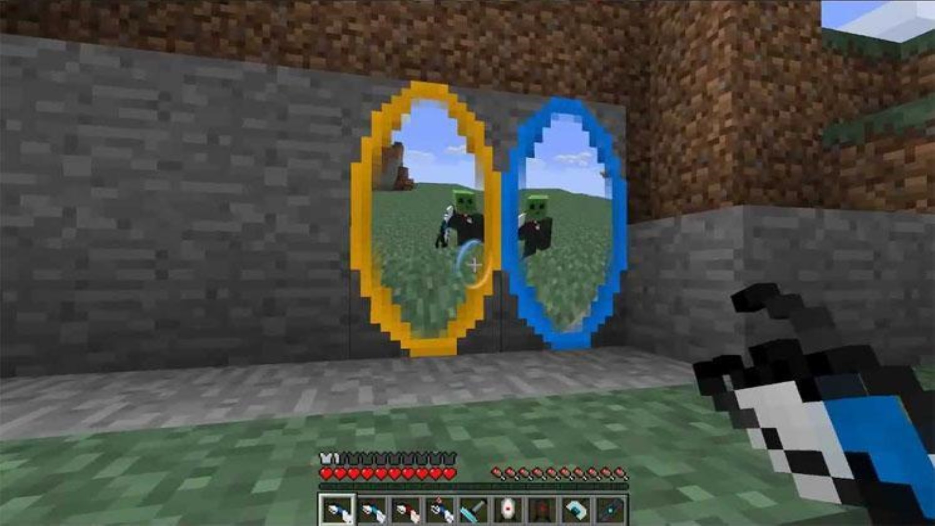 اسکرین شات 1 برنامه MCPE Portal Gun Mod