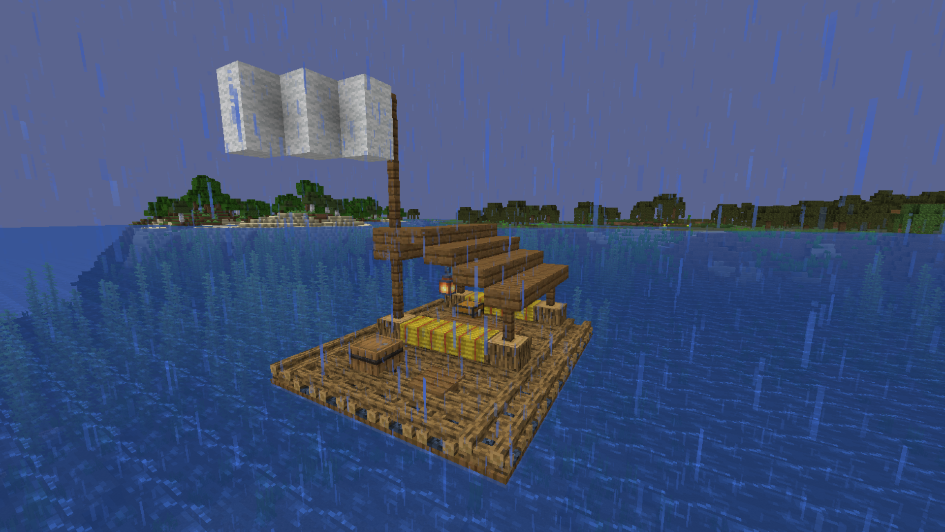 اسکرین شات 2 برنامه RAFT Mod MCPE Map