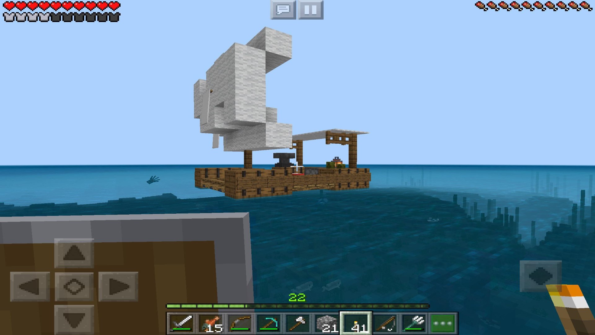 اسکرین شات 5 برنامه RAFT Mod MCPE Map