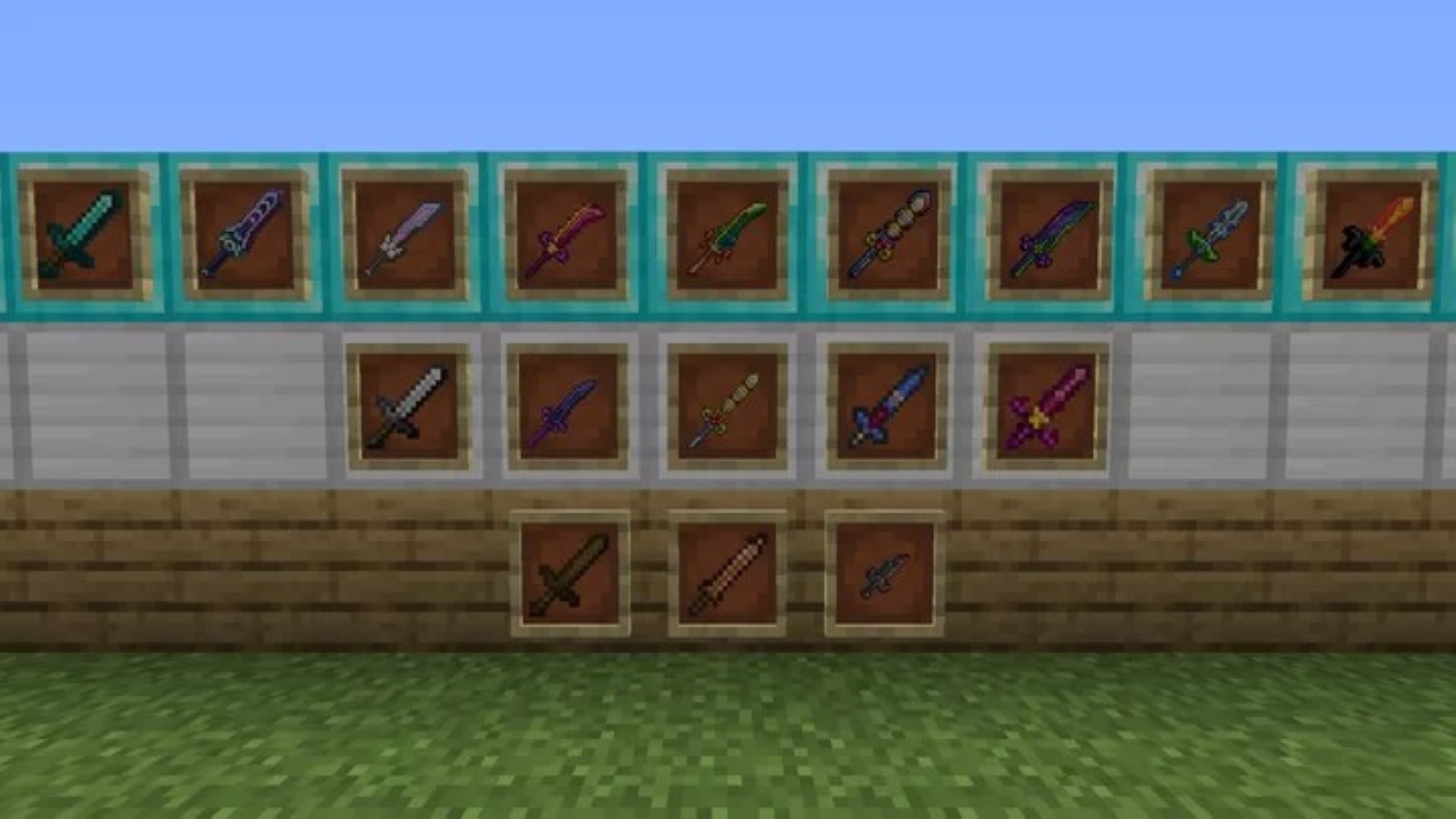 اسکرین شات 3 برنامه MCPE Terraria Sword Mod