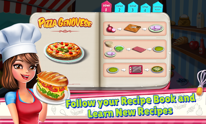اسکرین شات 1 بازی Cooking Chef Emmy's Restaurant