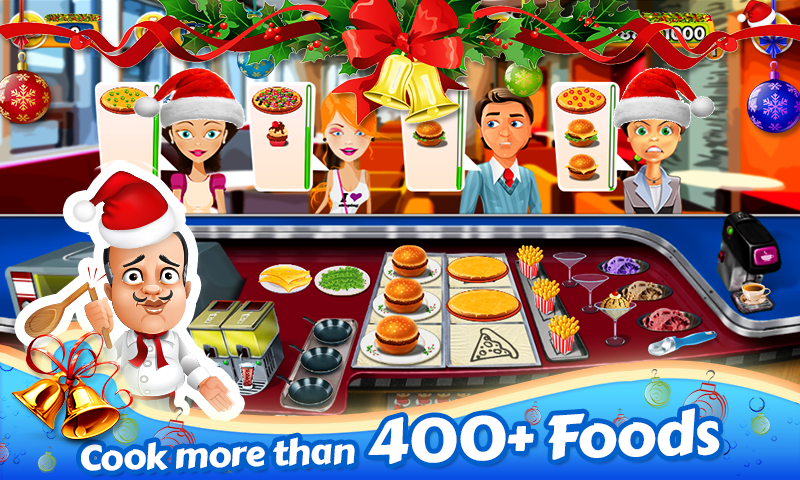 اسکرین شات 3 بازی Santa Restaurant Cooking Game
