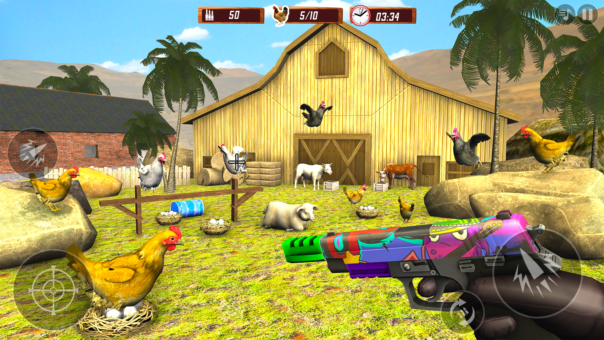اسکرین شات 6 بازی Chicken Shooting 3D Hunt Games