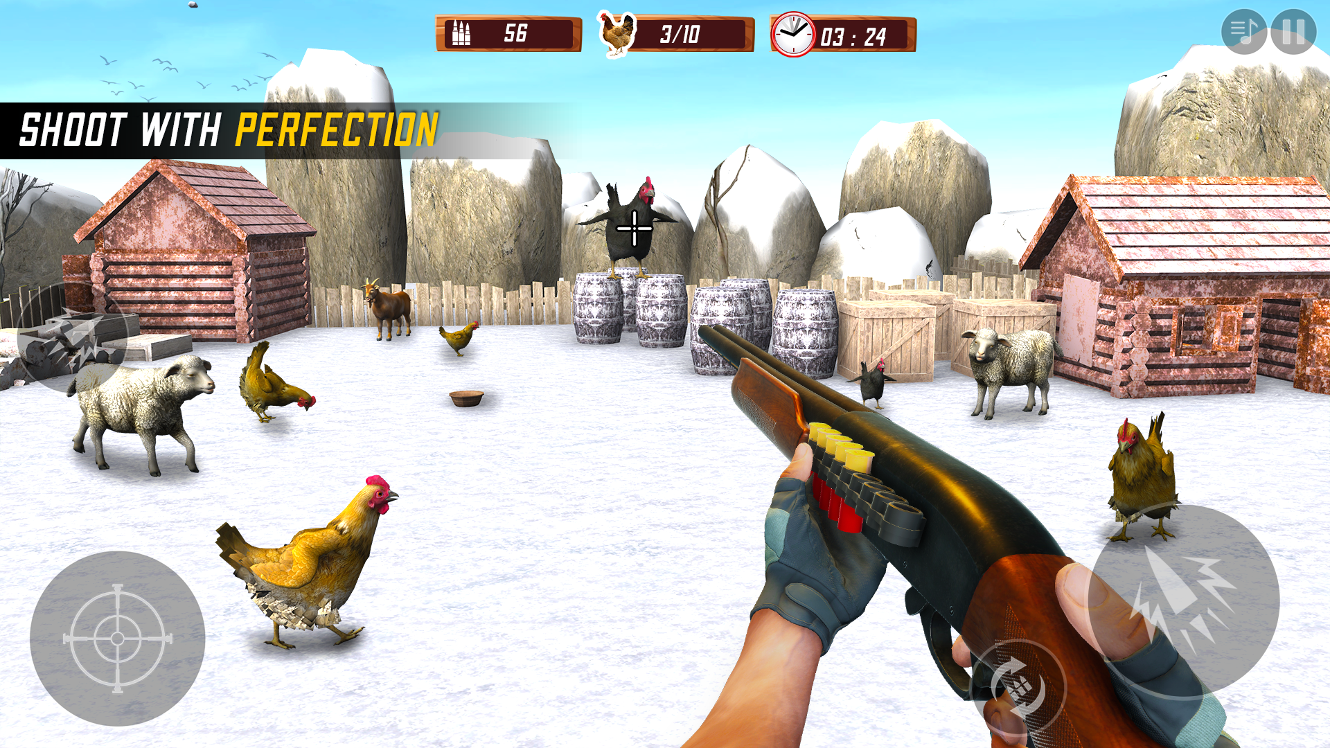اسکرین شات 5 بازی Chicken Shooting 3D Hunt Games
