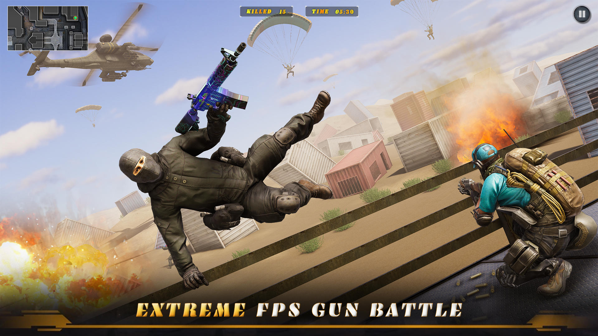 اسکرین شات 5 بازی FPS Commando Strike: Gun Arena