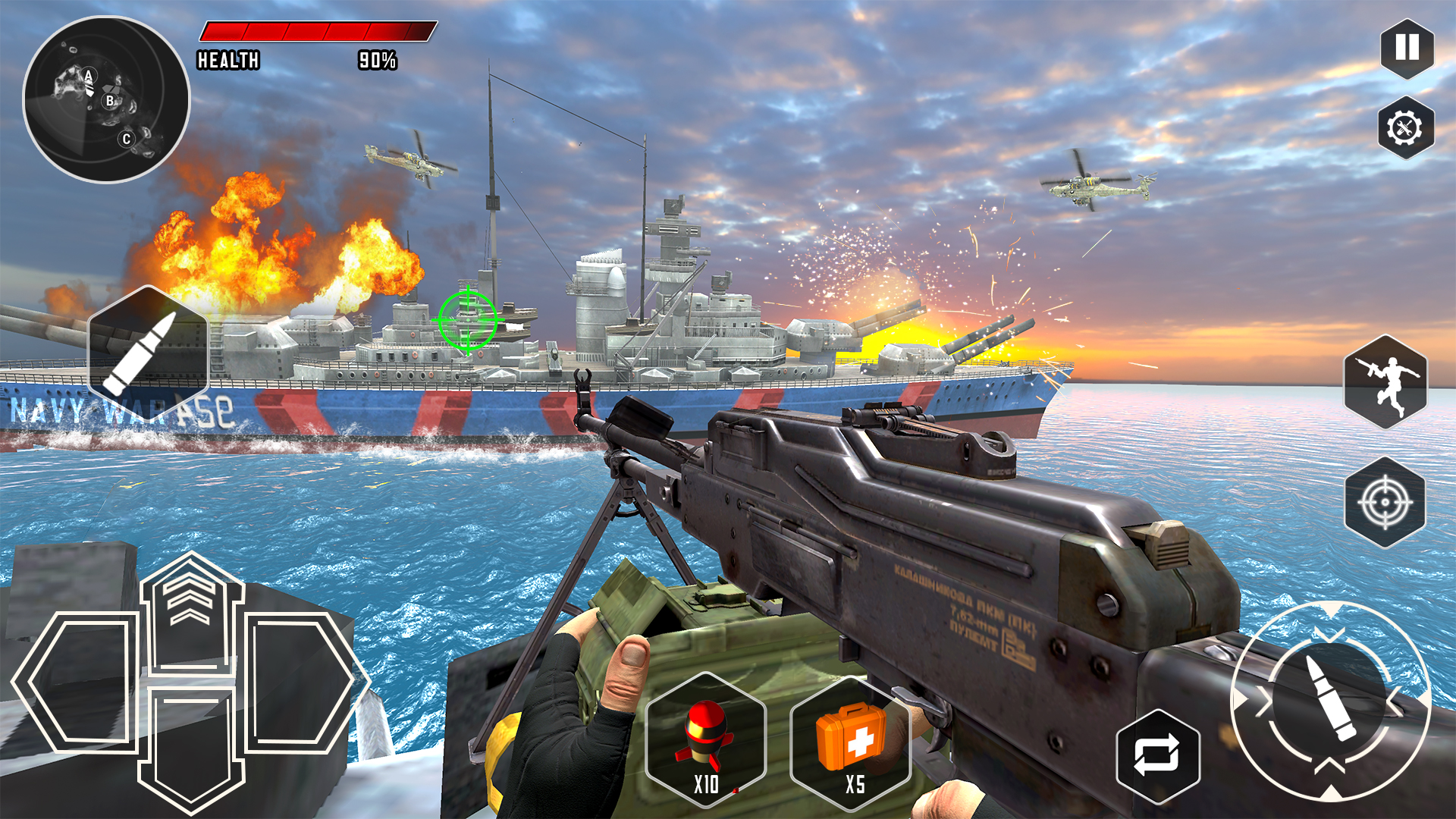 اسکرین شات 4 بازی Warships War Machine Gun Games