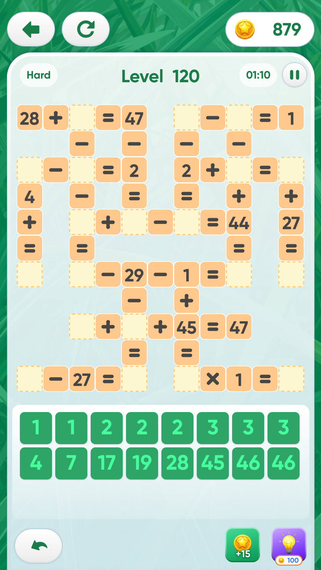 اسکرین شات 3 بازی Math Cross - Crossword Puzzle