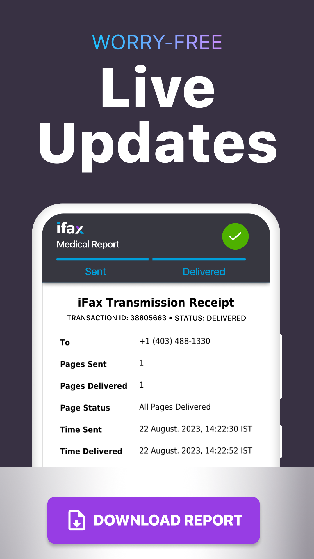 اسکرین شات 5 برنامه iFax - Send & receive fax app