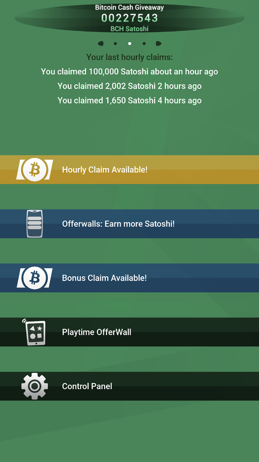 اسکرین شات 2 بازی Bitcoin Cash Giveaway