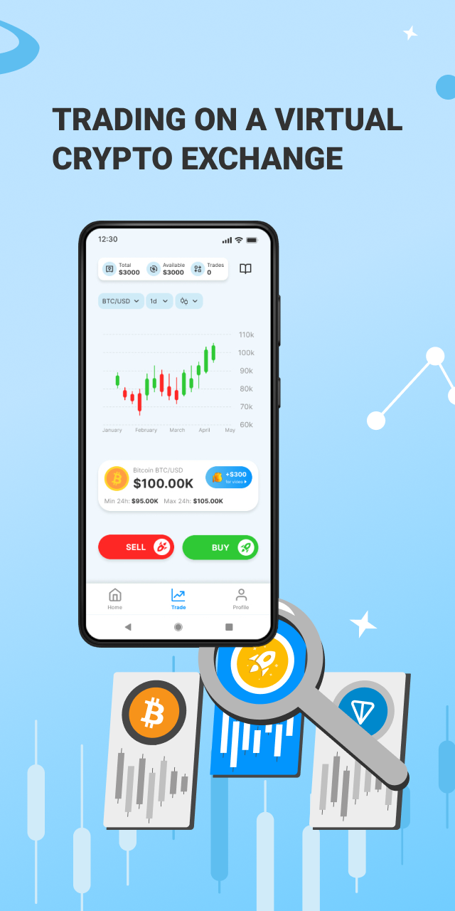 اسکرین شات 2 بازی CryptoCosmic Trading Simulator