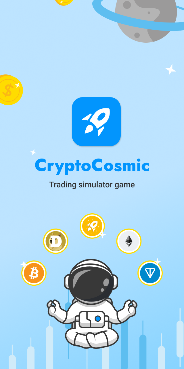 اسکرین شات 1 بازی CryptoCosmic Trading Simulator