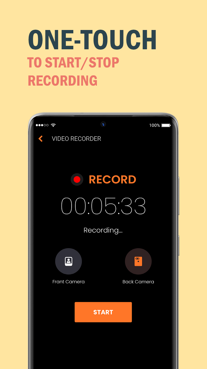 اسکرین شات 3 برنامه Background Video Recorder
