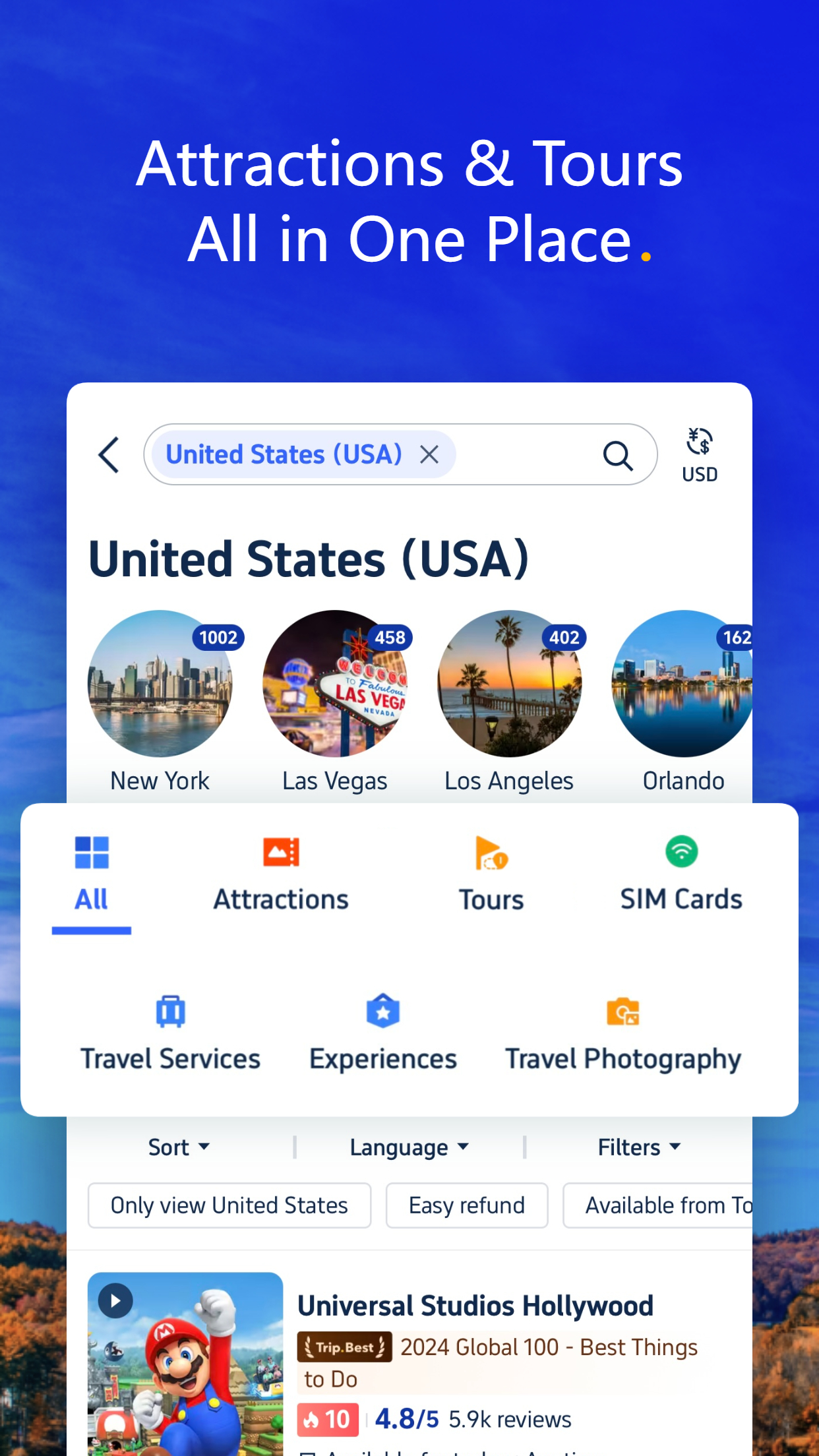 اسکرین شات 6 برنامه Trip.com: Book Flights, Hotels
