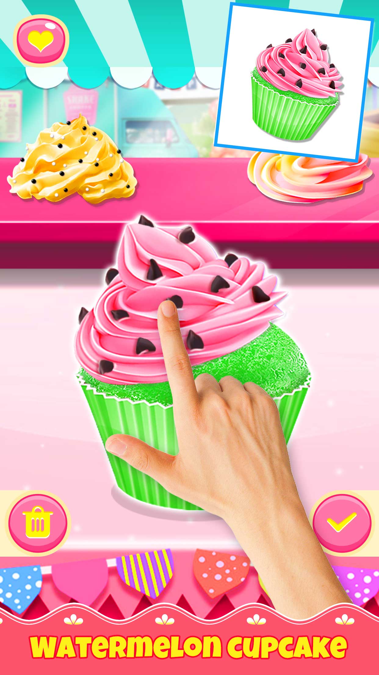 اسکرین شات 1 بازی Cupcake Games Food Cooking