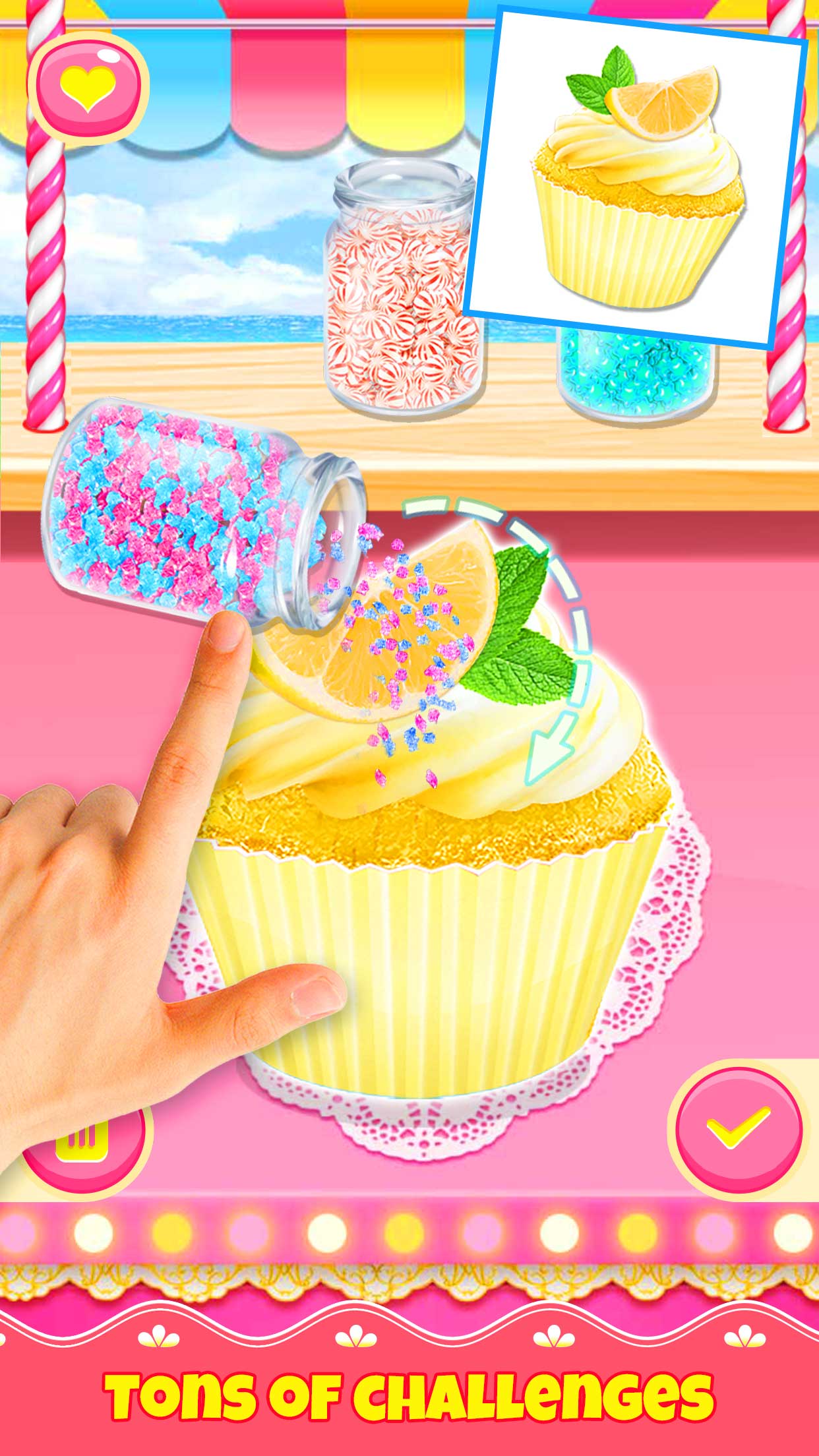 اسکرین شات 3 بازی Cupcake Games Food Cooking