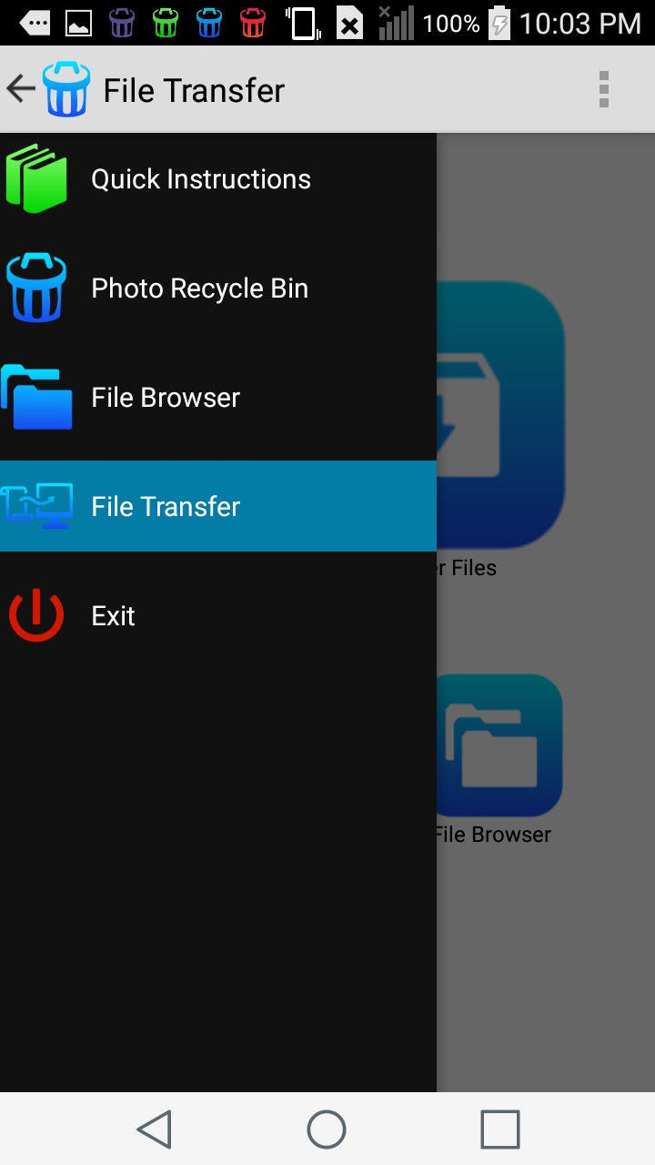اسکرین شات 8 برنامه Photo Recycle Bin