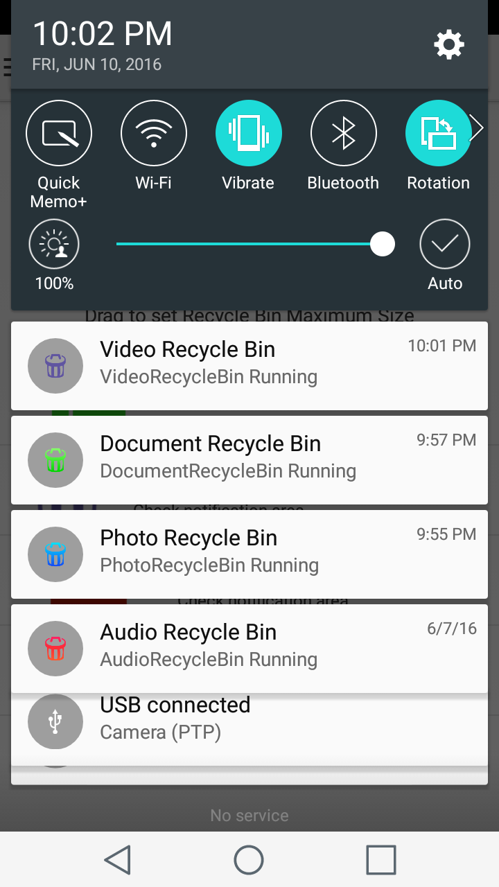 اسکرین شات 4 برنامه Photo Recycle Bin