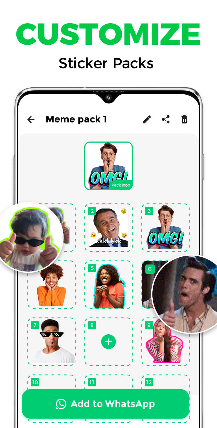 اسکرین شات 5 برنامه Sticker Maker - WASticker
