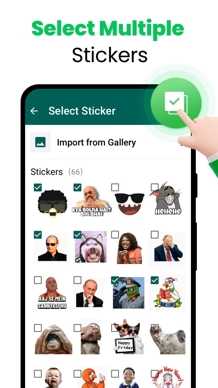 اسکرین شات 6 برنامه Sticker Maker for WhatsApp