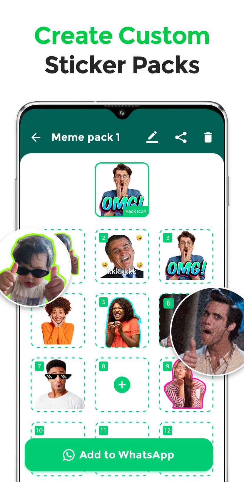 اسکرین شات 3 برنامه Sticker Maker for WhatsApp