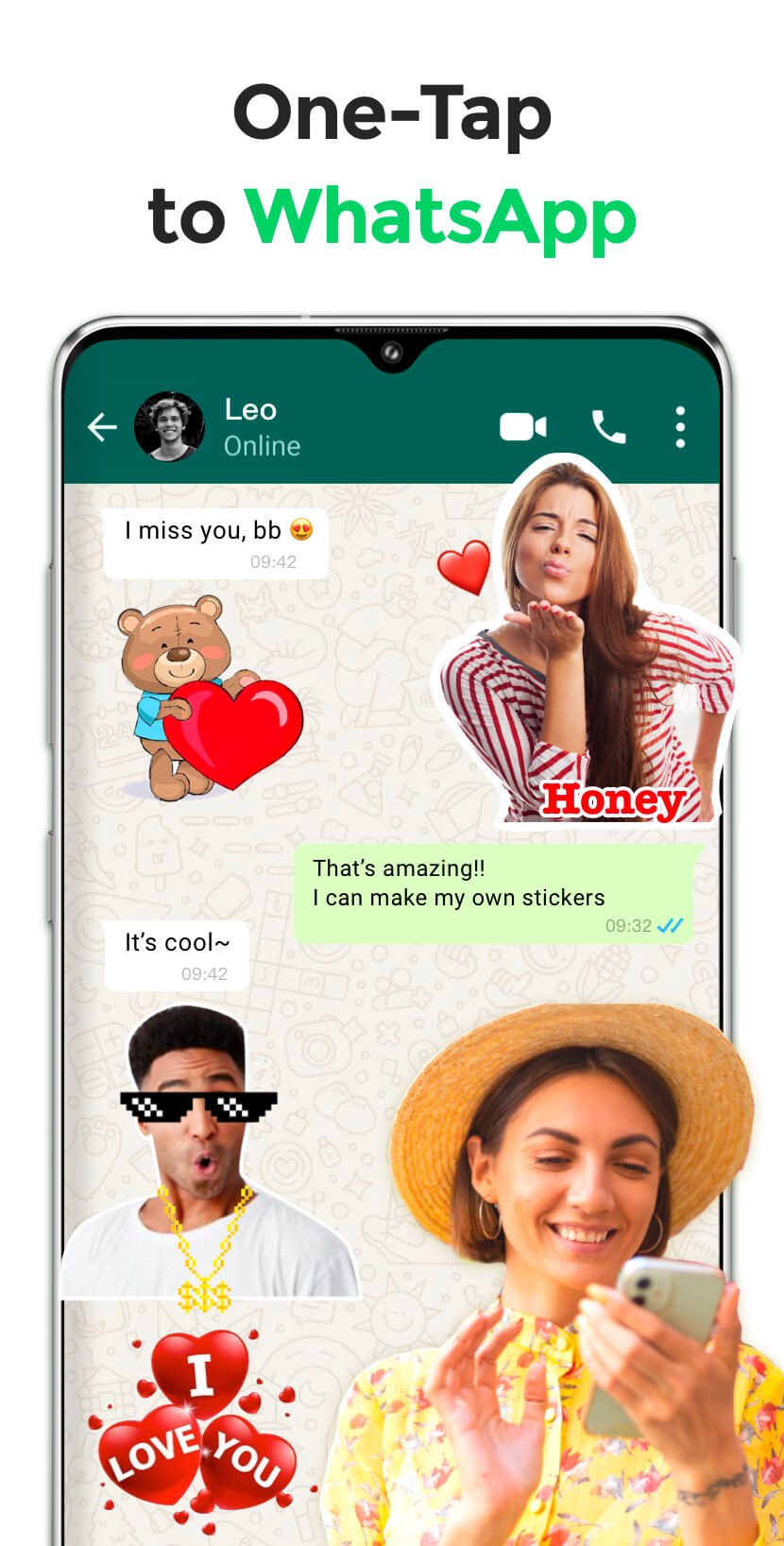 اسکرین شات 1 برنامه Sticker Maker - WASticker