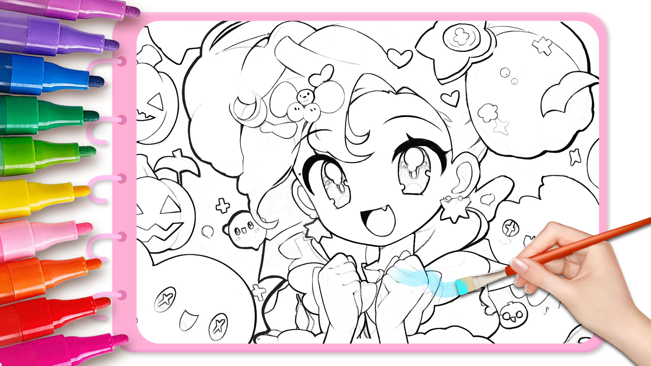 اسکرین شات 8 بازی Cute Drawing : Anime Color Fan