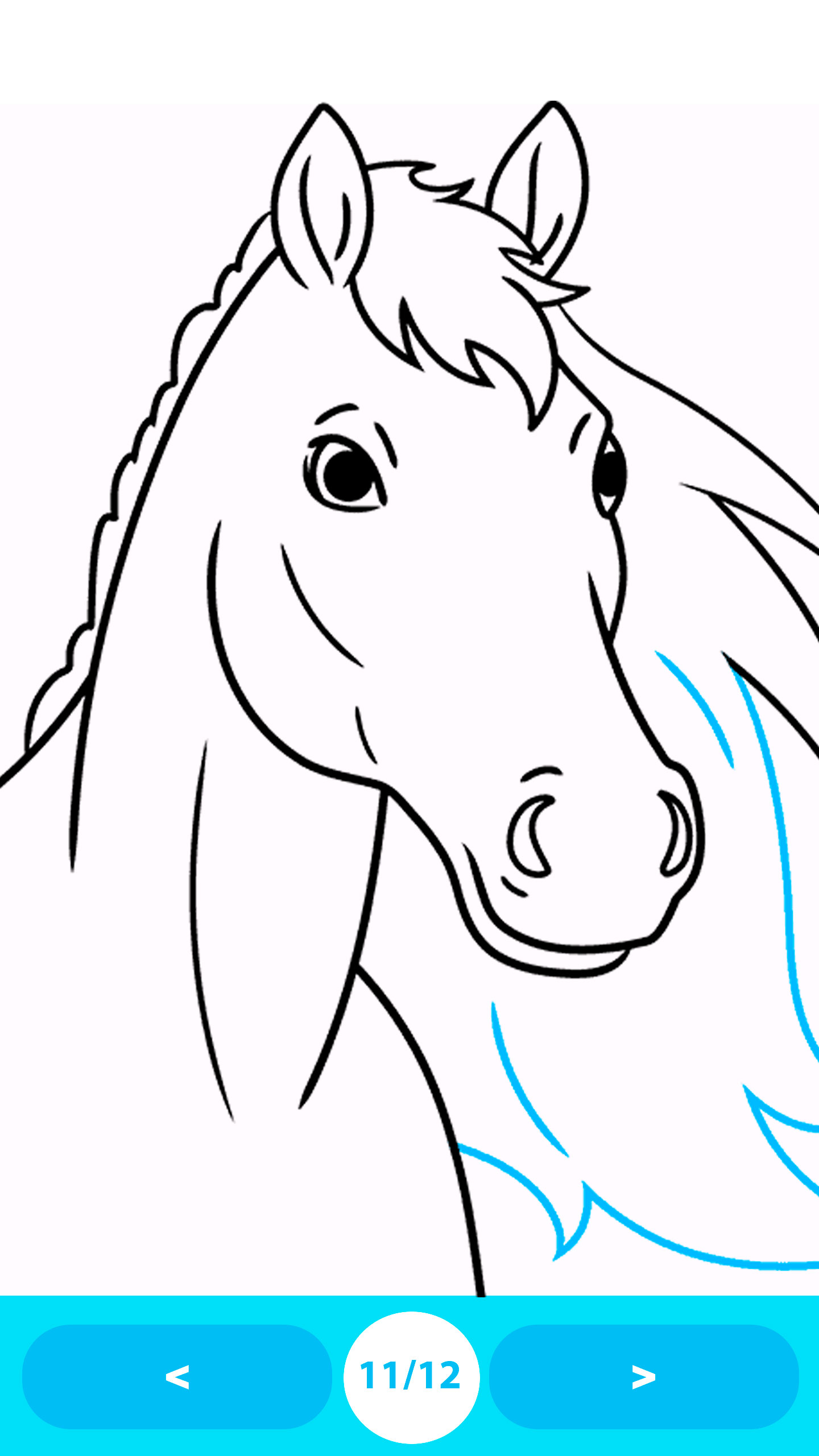 اسکرین شات 3 برنامه How to draw cute animals