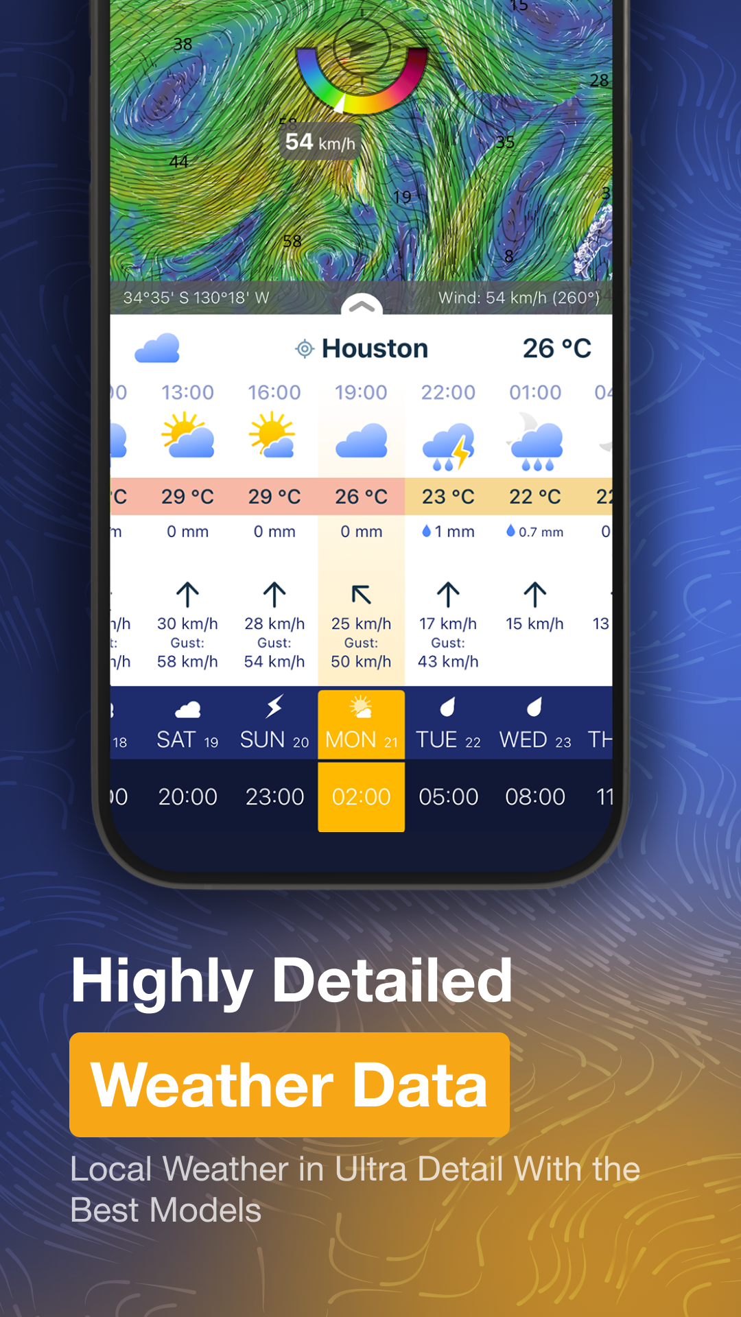 اسکرین شات 6 برنامه Ventusky: Weather & Live Radar